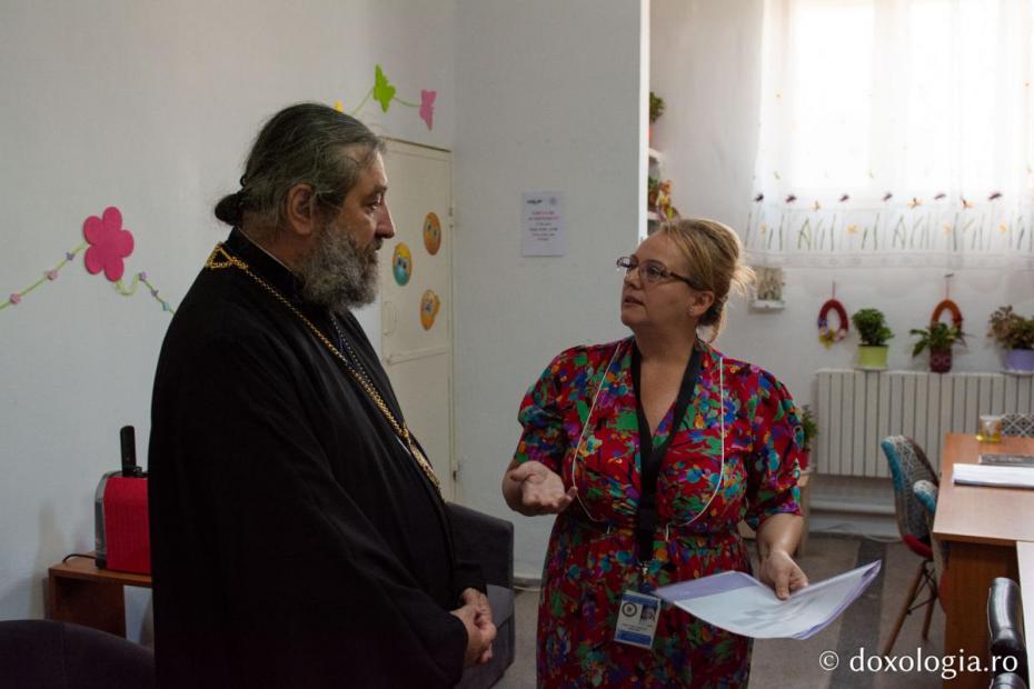 PS Nichifor Botoșăneanul a vizitat și Școala Profesională nr. 41 care se află în incita penitenciarului din Iași / Foto: Mihail Vrăjitoru